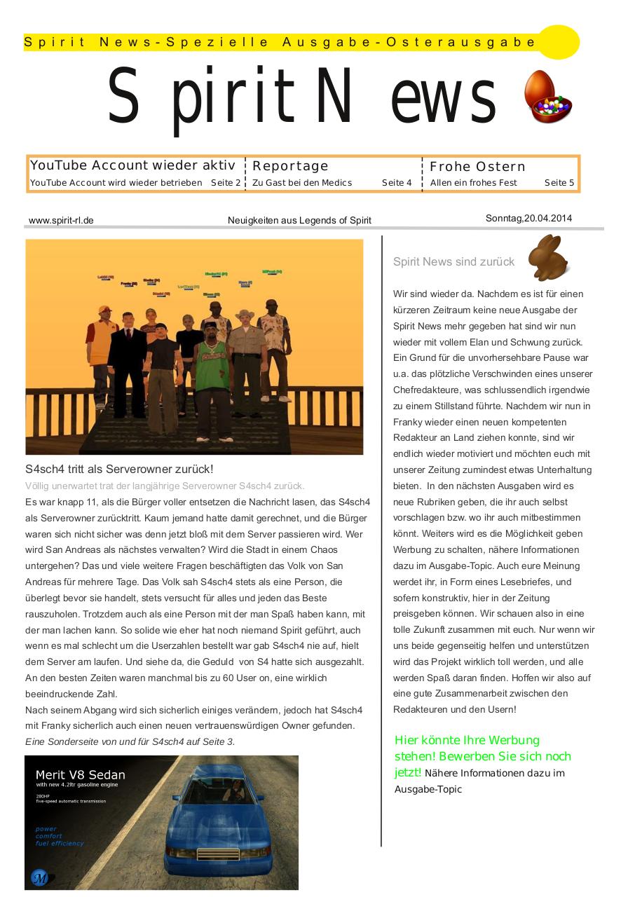 Spirit News Osterausgabe.pdf - page 1/6