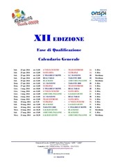 Page 1, calendario XII Mundialito Junior 2014