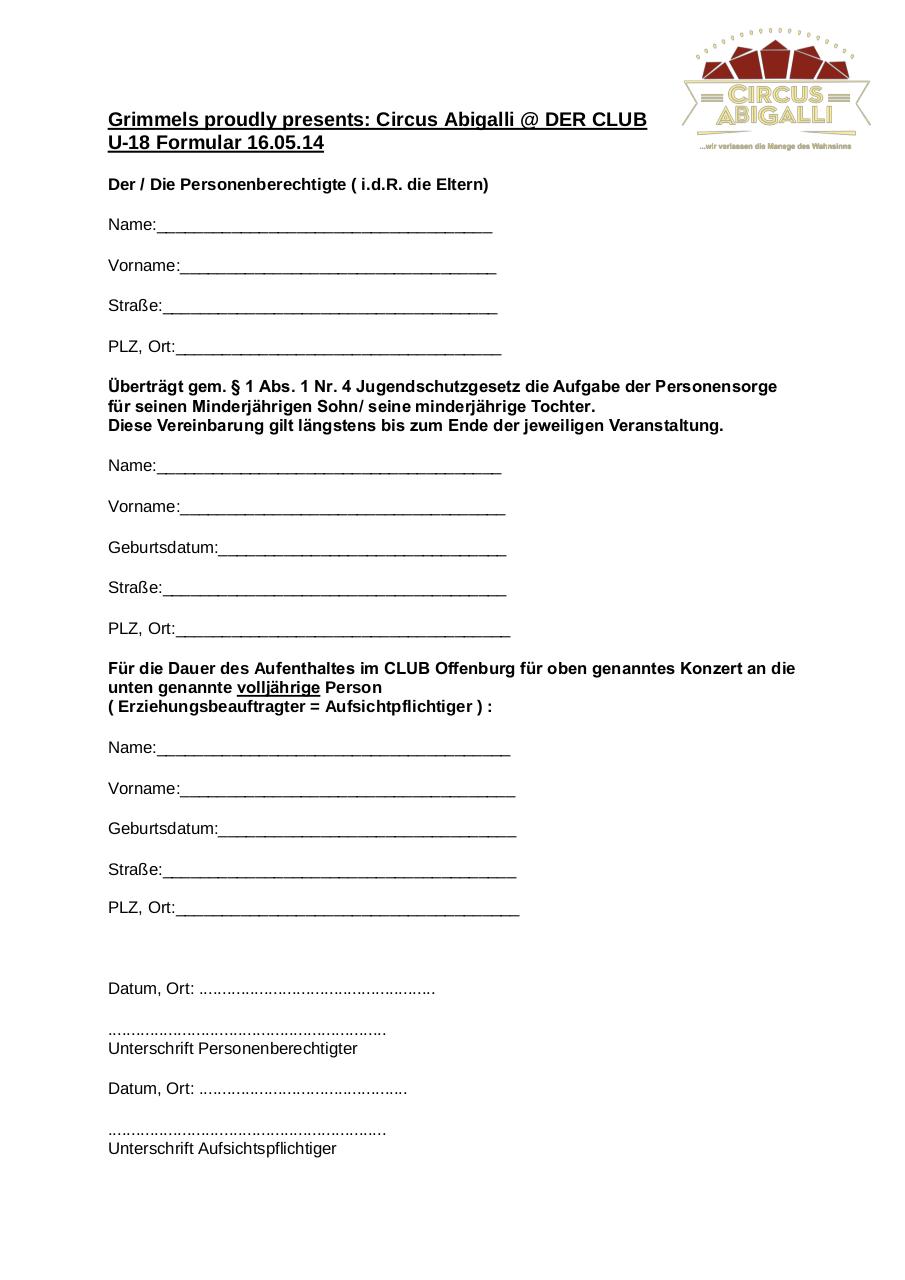 Document preview U-18 Formular Circus Abigalli.pdf - page 1/1