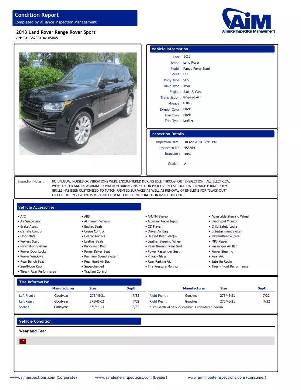 Page 1 of 11, 13 ROVER