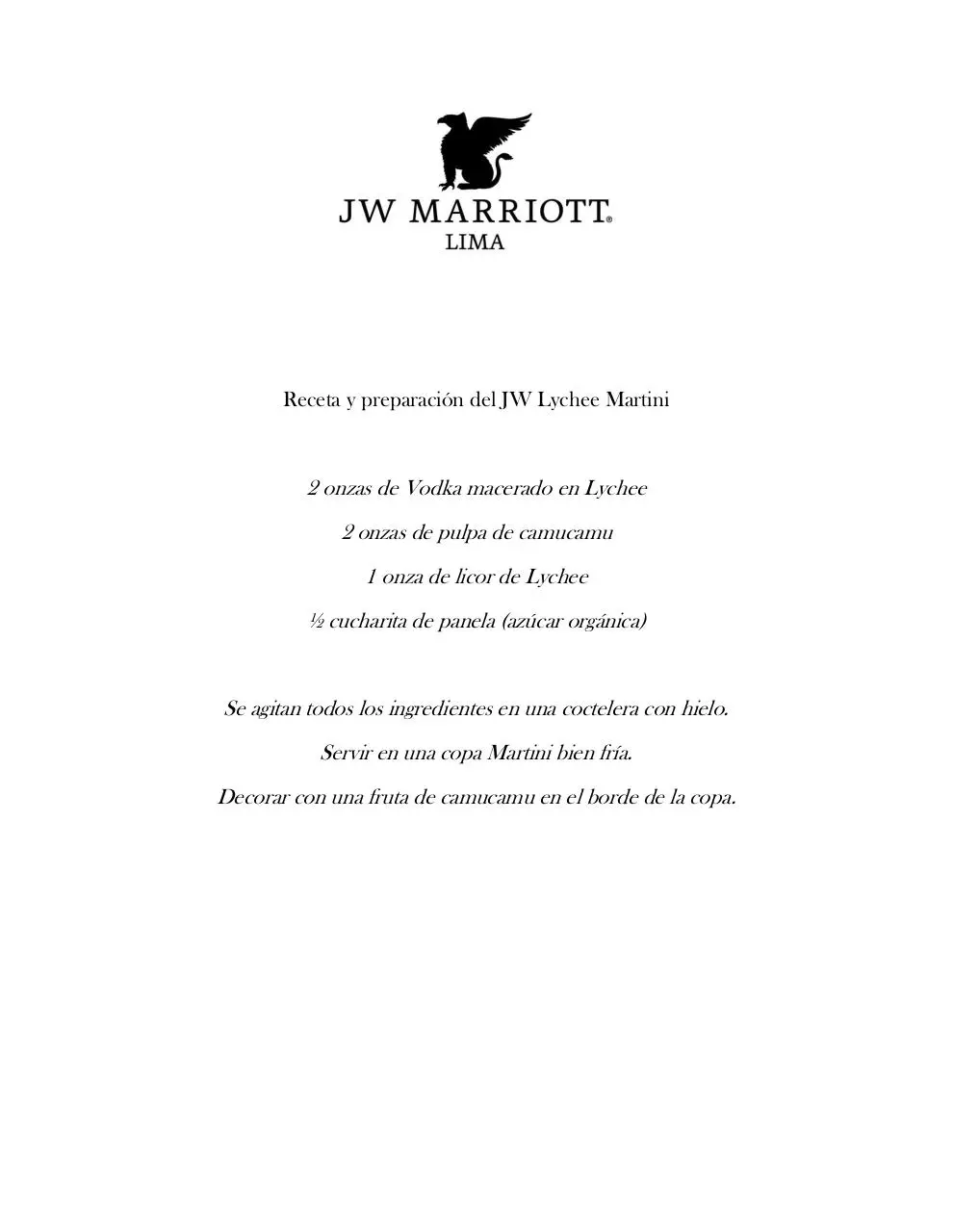 Page 1 of 1, Receta