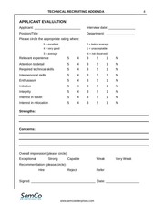 Page 4, SemCo Technical Recruiting Addenda