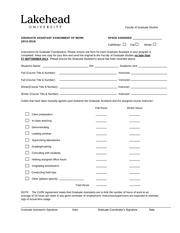 ga assignment of work form 2013 14