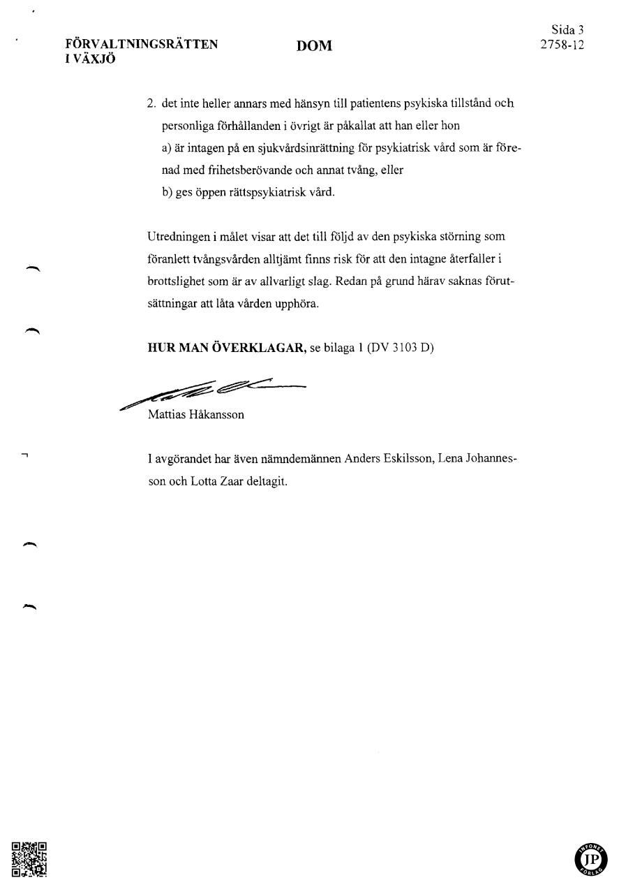 Document preview Jonas FÃ¤rnqvist Bengtsson utskrivning.pdf - page 3/4