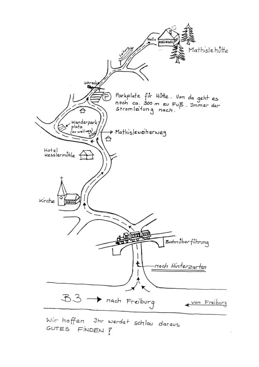 Page 1 of 1, Anfahrtsskizze