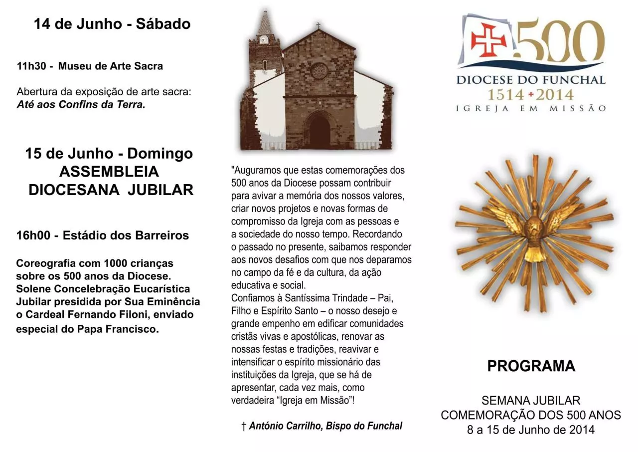 Page 1 of 2, flyer programa 500 anos