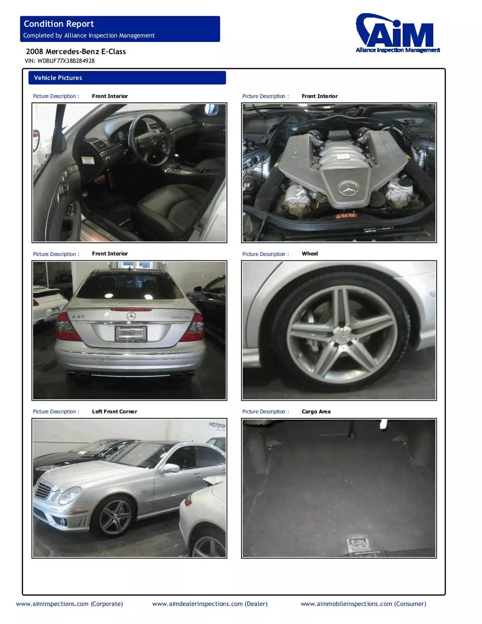 Page 4 of 8, BENZ COND REPORT