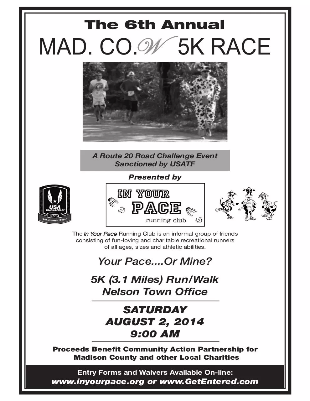 Page 1 of 1, Mad Cow Poster 2014 Small Poster Proof
