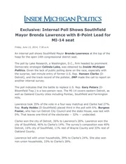 Page 1, IMP Breaking New MI 14 Poll (1)