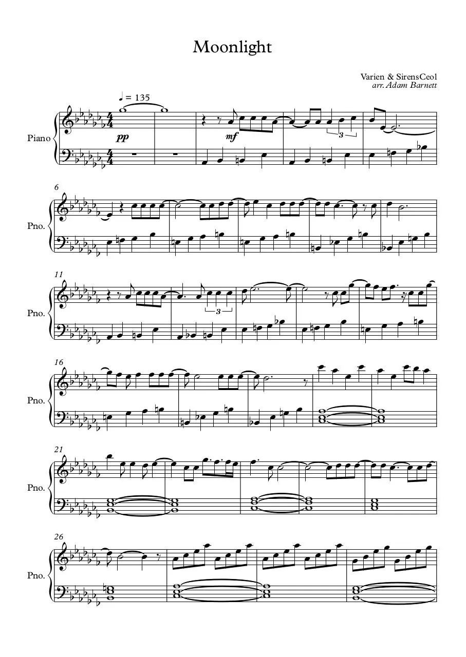 Page 1 of 5, Moonlight