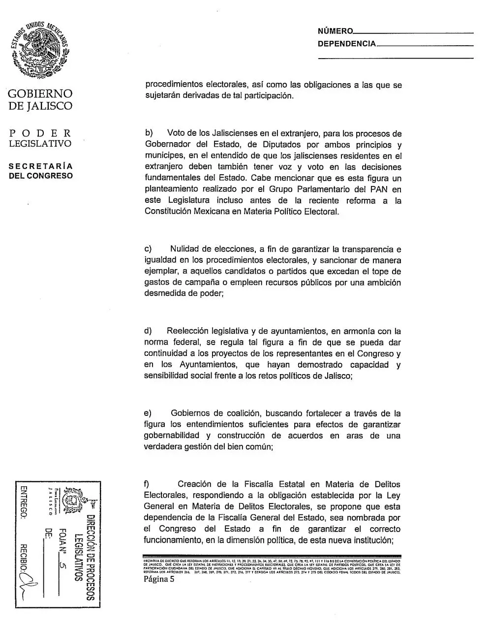 Page 5 of 701, Reforma Electoral PAN