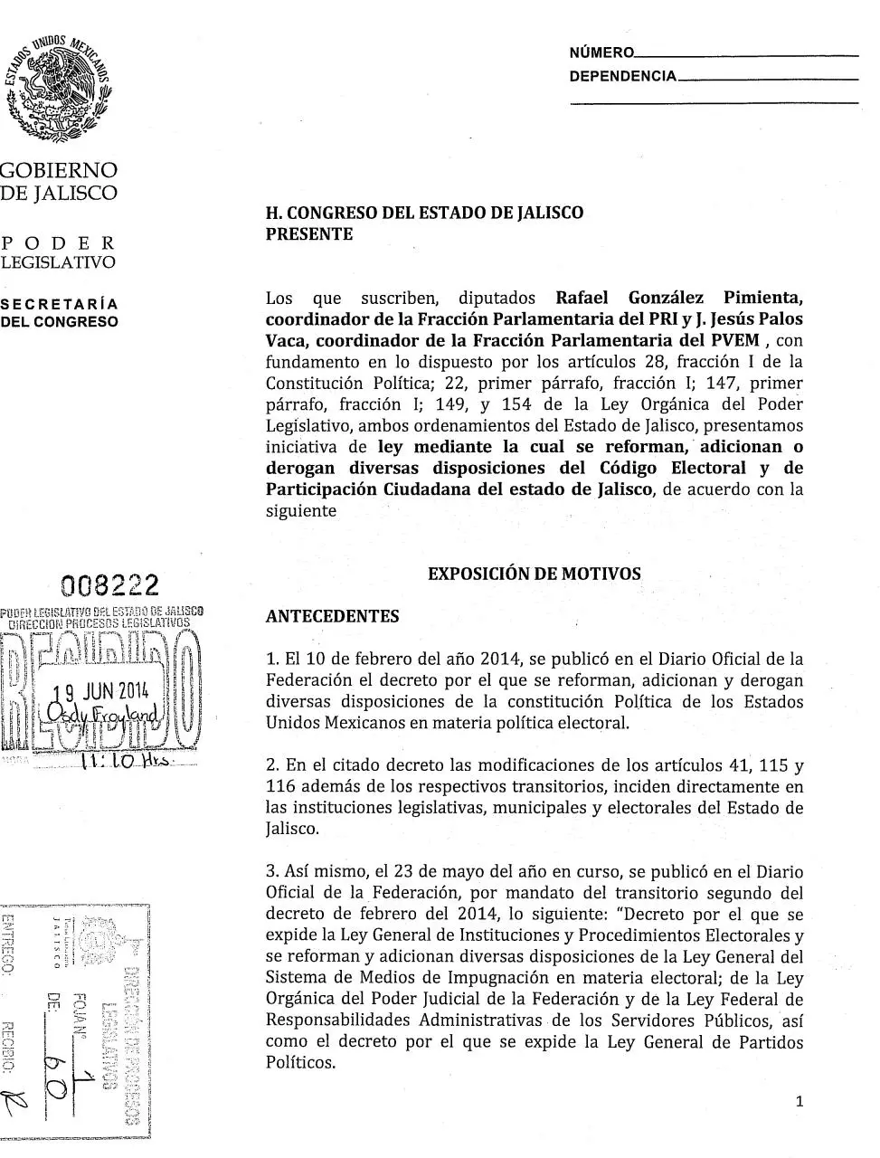 Page 1 of 61, REFORMA PRI PVEM