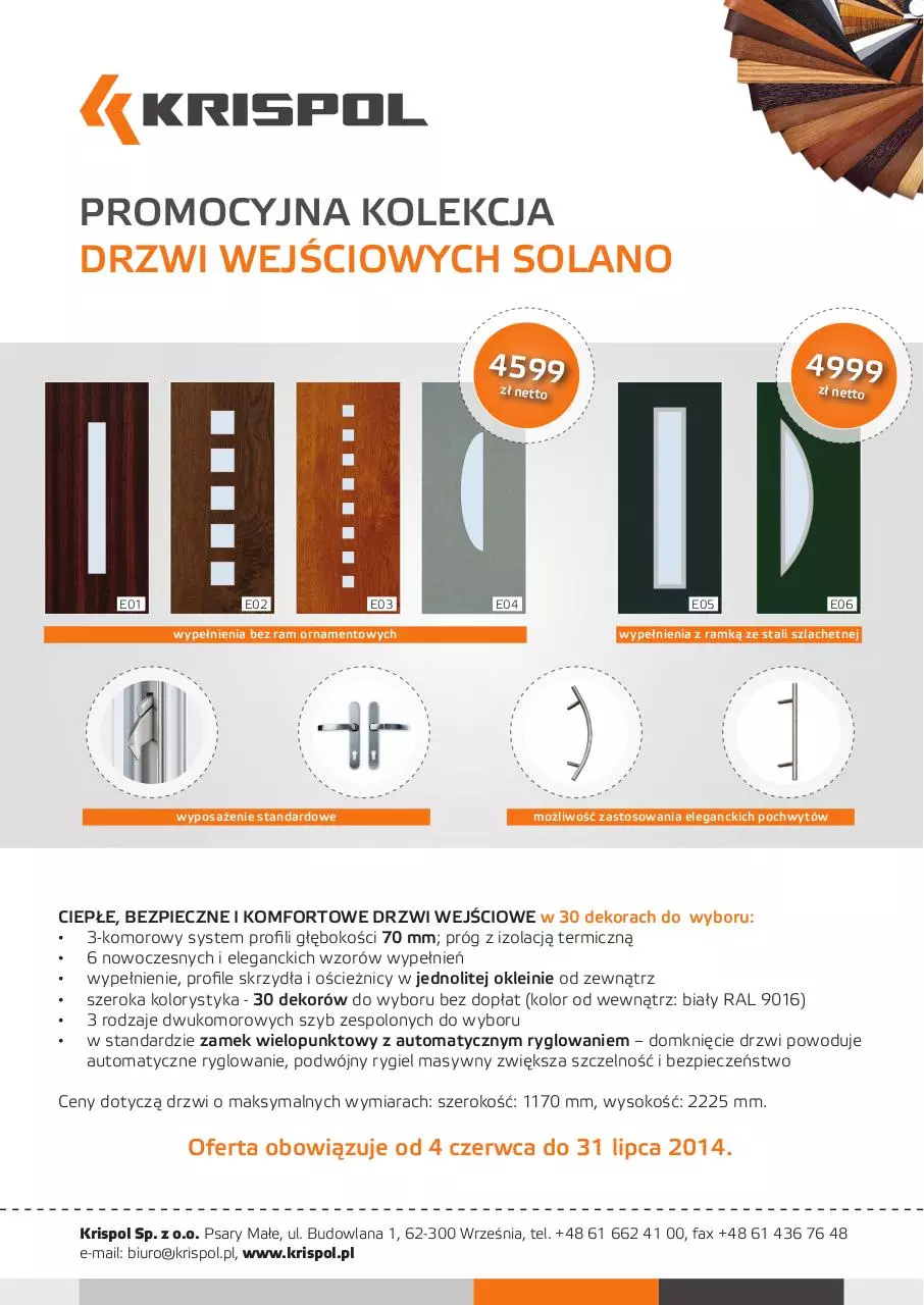 Document preview - ULOTKA_Promocyjna_oferta_drzwi_wejsciowych.pdf - Page 1/1