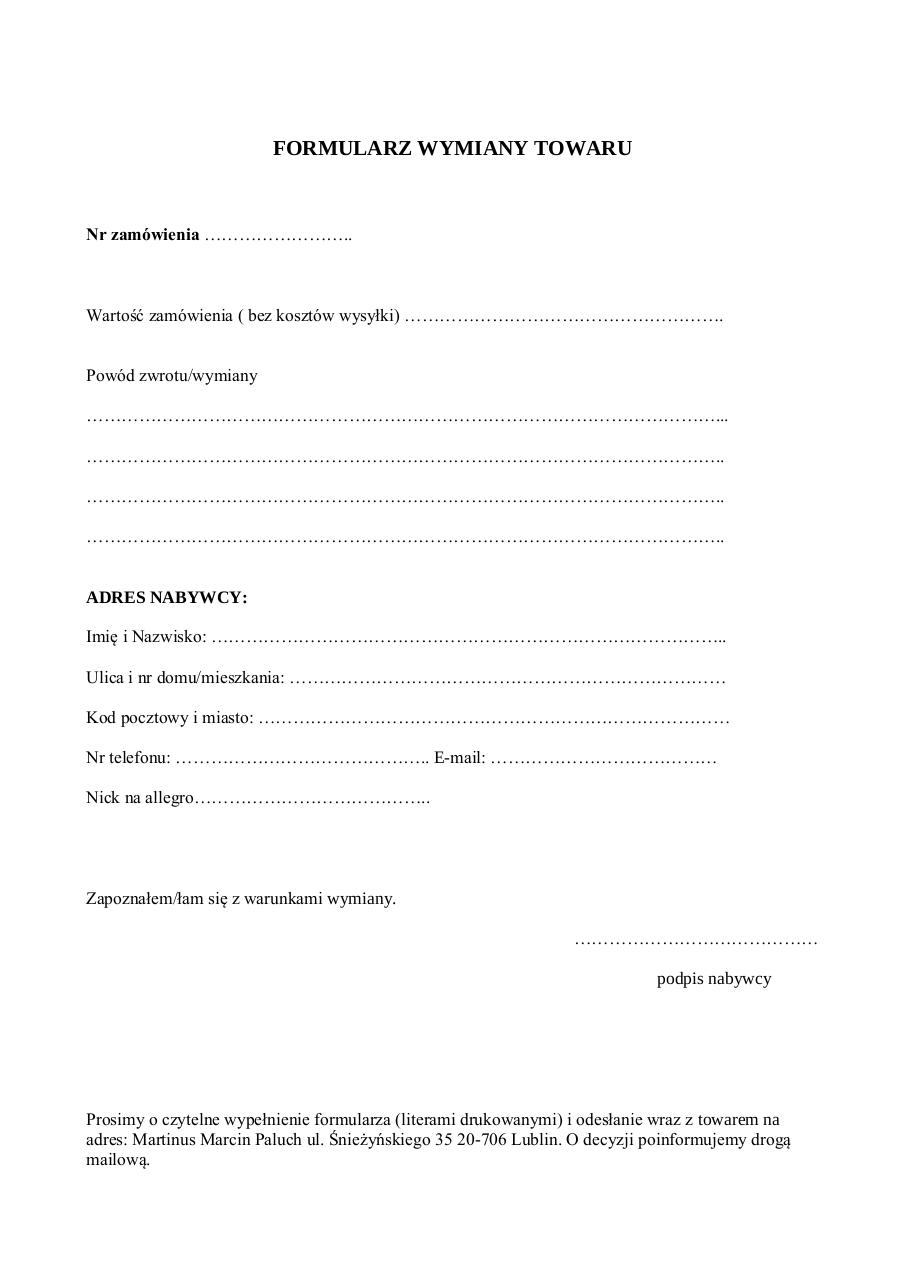 Document preview Wymiana.pdf - page 1/1
