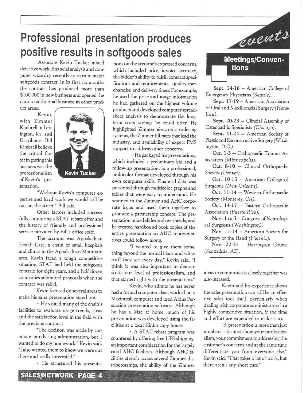 Page 1 of 1, KevinTuckerSalesArticleHealthcareNetworkConversion
