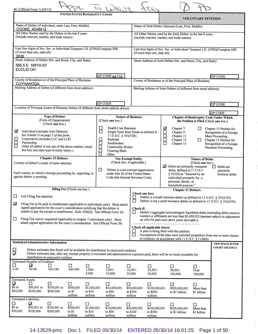 Page 1 of 50, Da don BK May 14