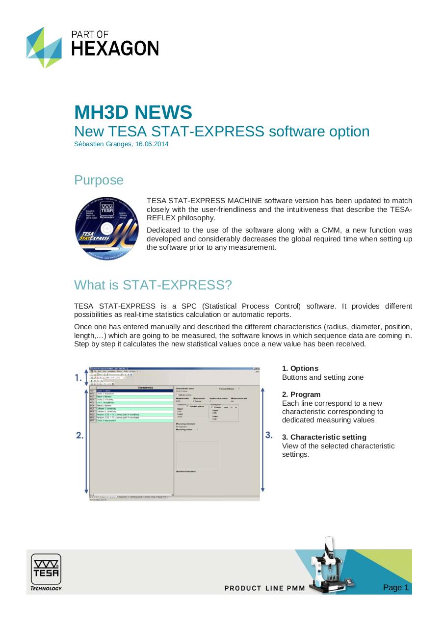 MH3D News, STAT-EXPRESS MACHINE for TESA CMMs_EN.pdf - page 1/6