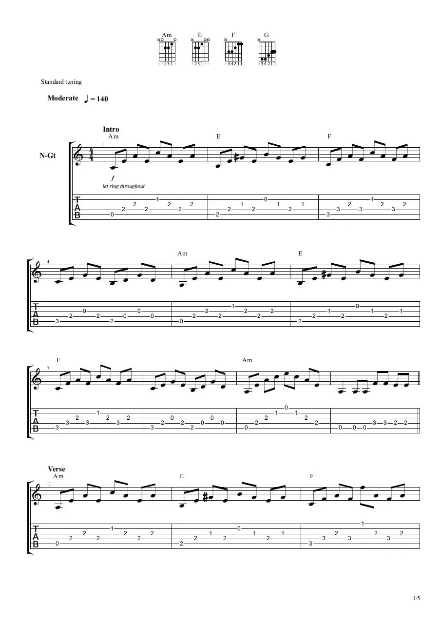 Page 1 of 5, tab