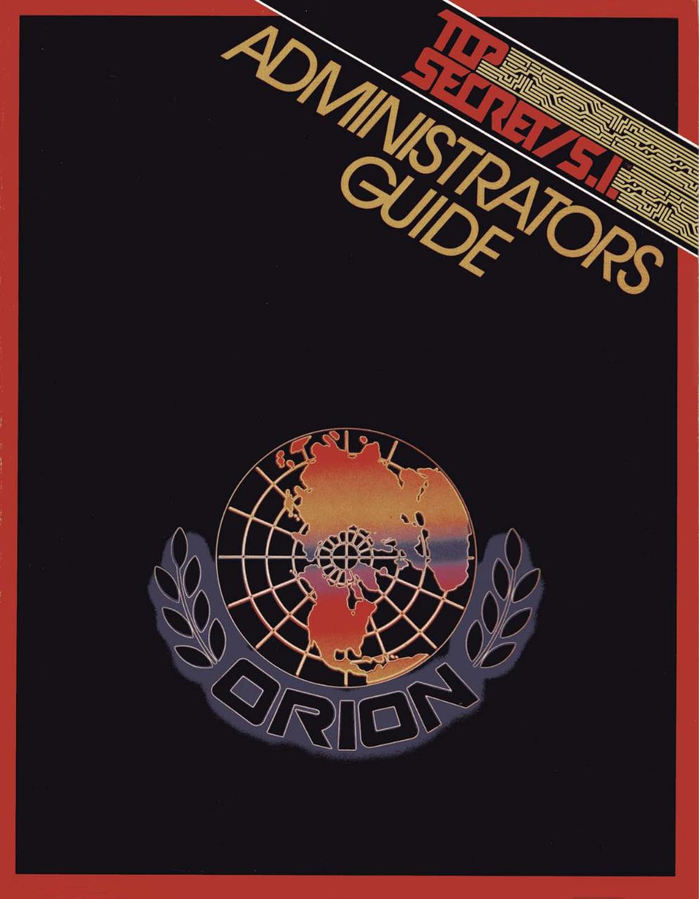 TSR Top Secret S.I. RPG - Administrators Guide (Boxed Set).pdf - page 1/66