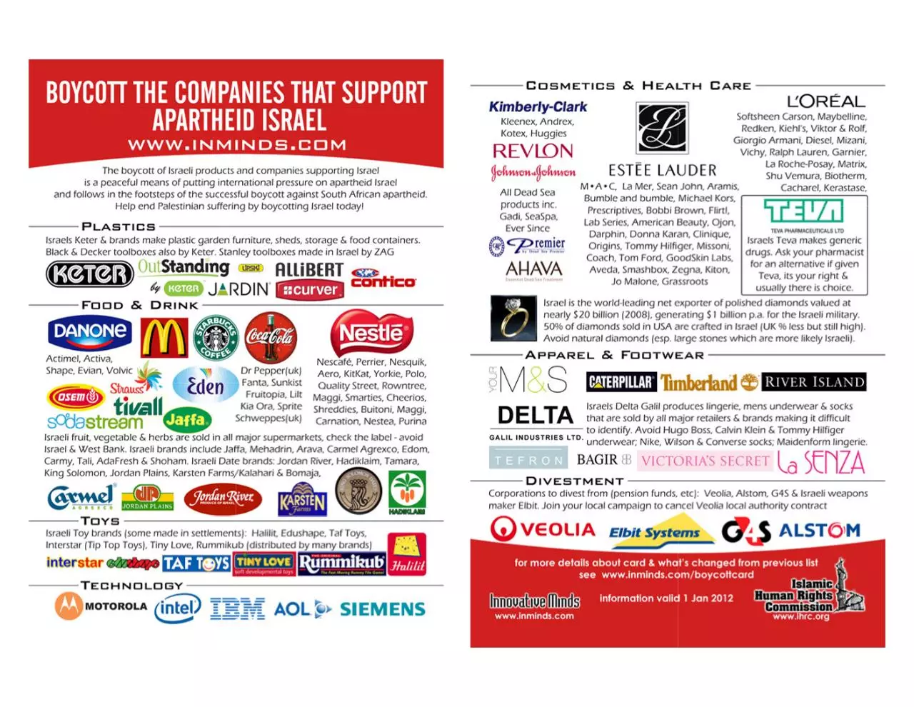 Document preview - Boycott Israel.pdf - Page 1/1