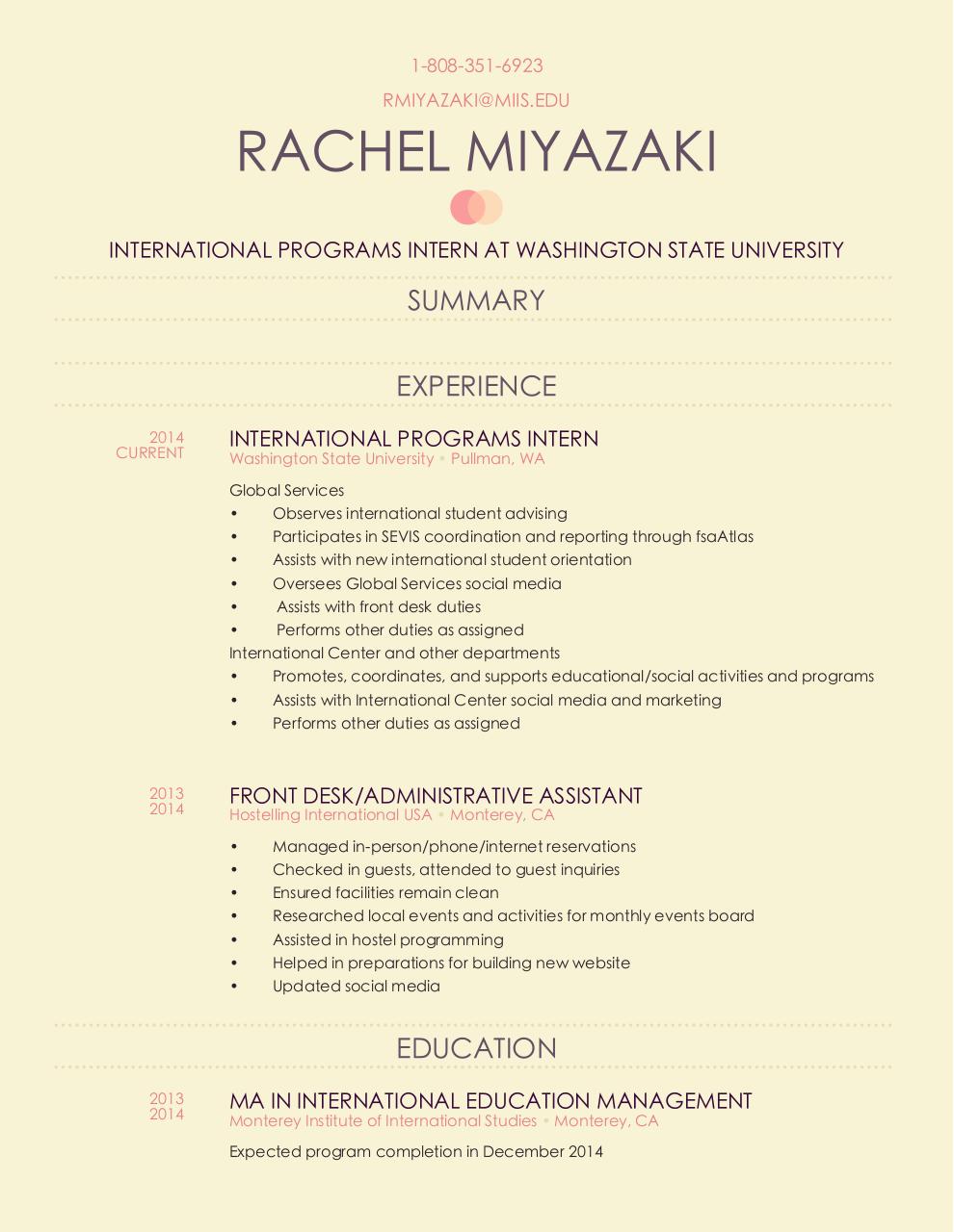 Document preview Rachel Miyazaki Resume 2014.pdf - page 1/2
