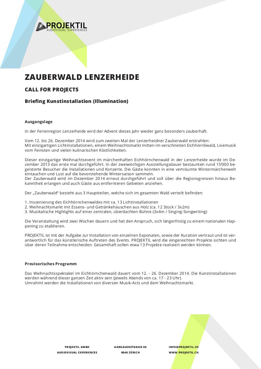 Document preview ZAUBERWALD 2014_Ausschreibung.pdf - page 1/4