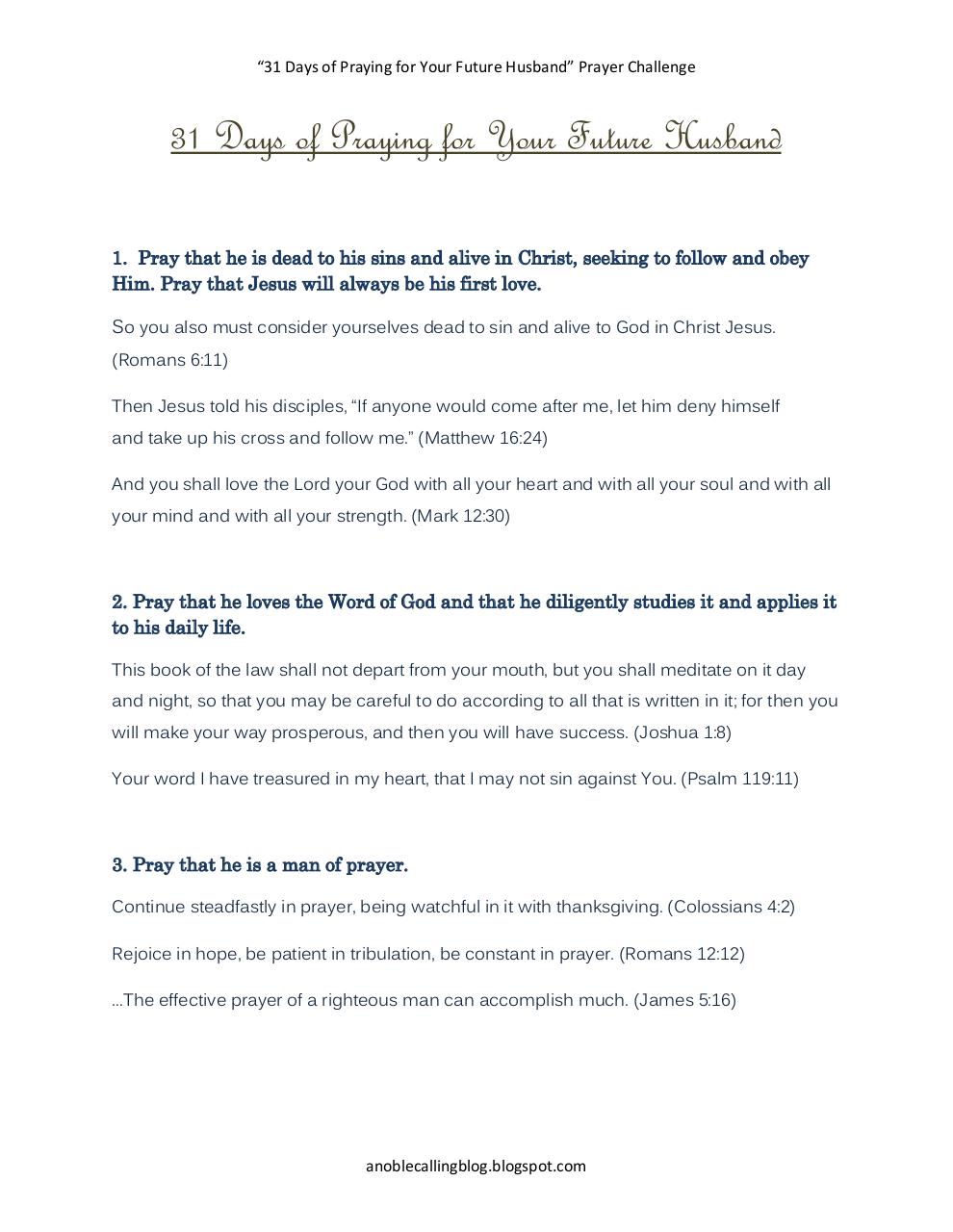 31 Days of Praying for Your Future Husband.pdf - page 2/10