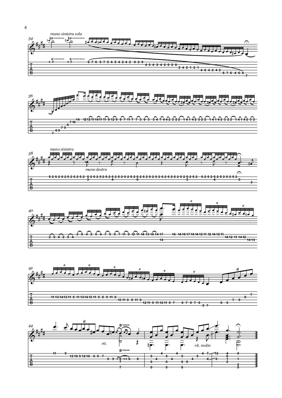 Document preview Chopin - Nocturno, opus 9, nÂ° 2.pdf - page 4/4