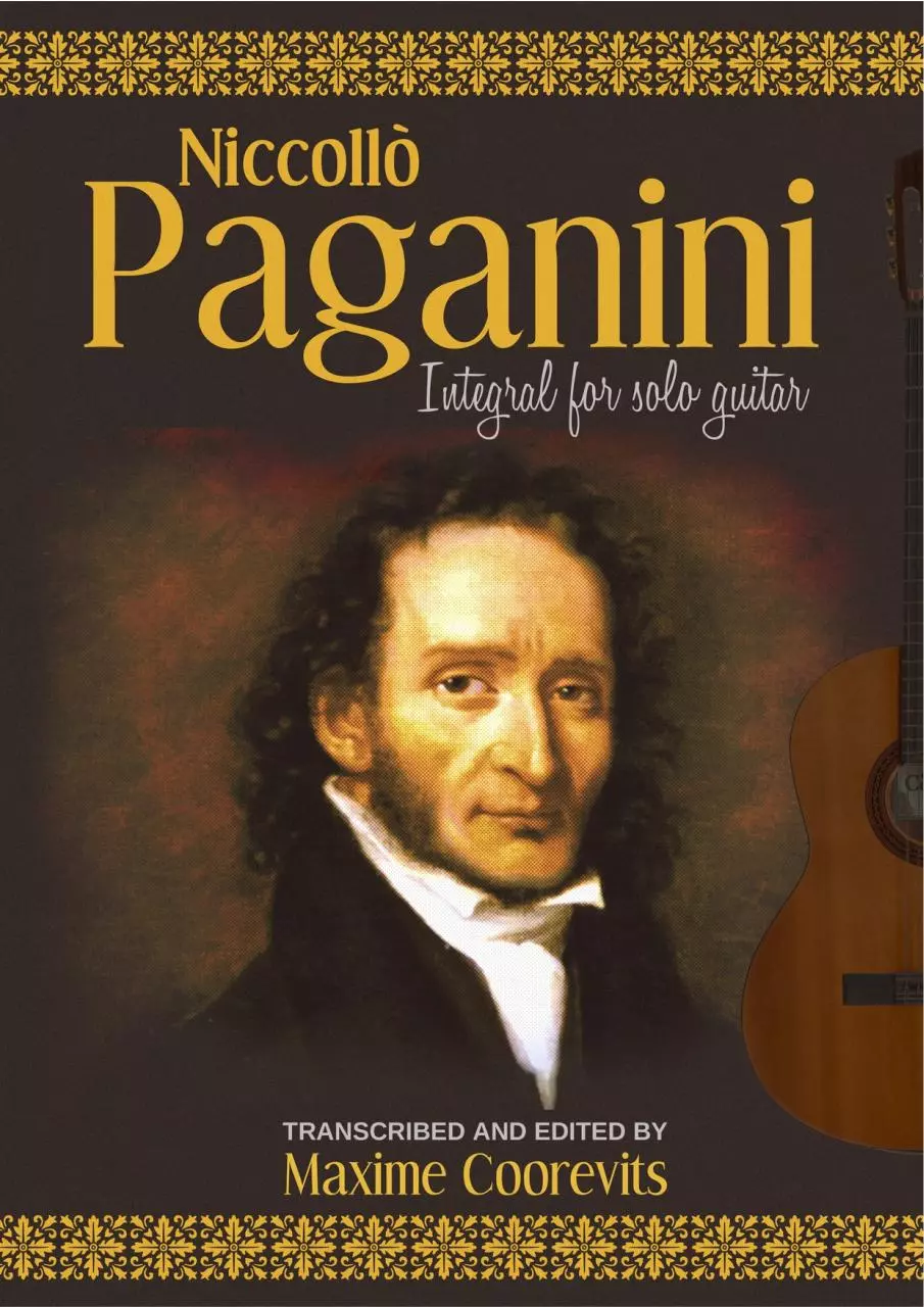 Page 1 of 9, Niccollò Paganini Integral for guitar solo