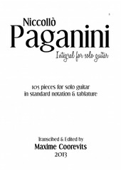 Page 2, Niccollò Paganini Integral for guitar solo