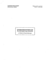 Page 1, 2014 06 23 BuReg Vorhabendokumentation