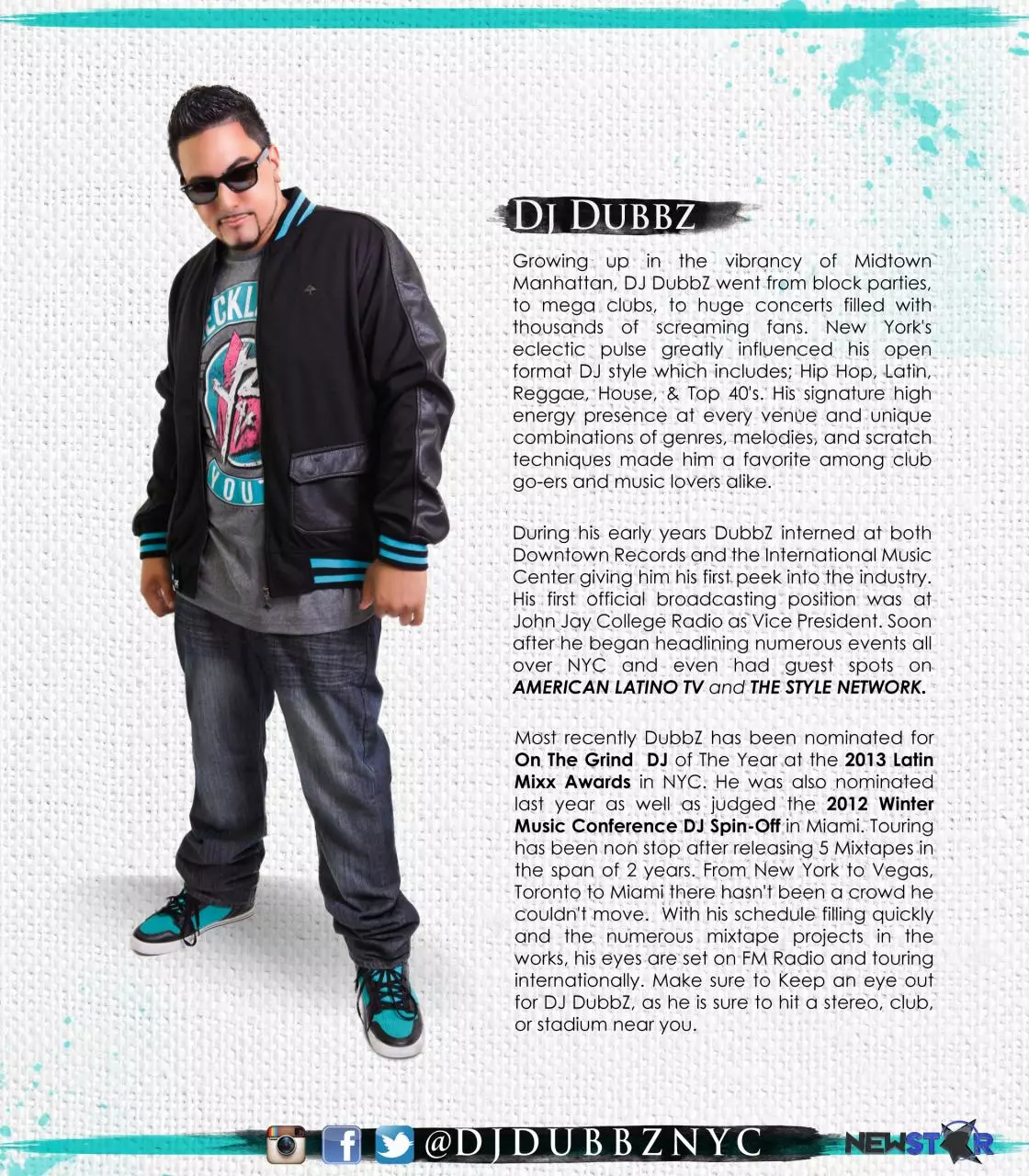 Page 2 of 4, DJ DubbZ Press Kit