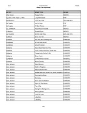 Page 3, Songs by Artist