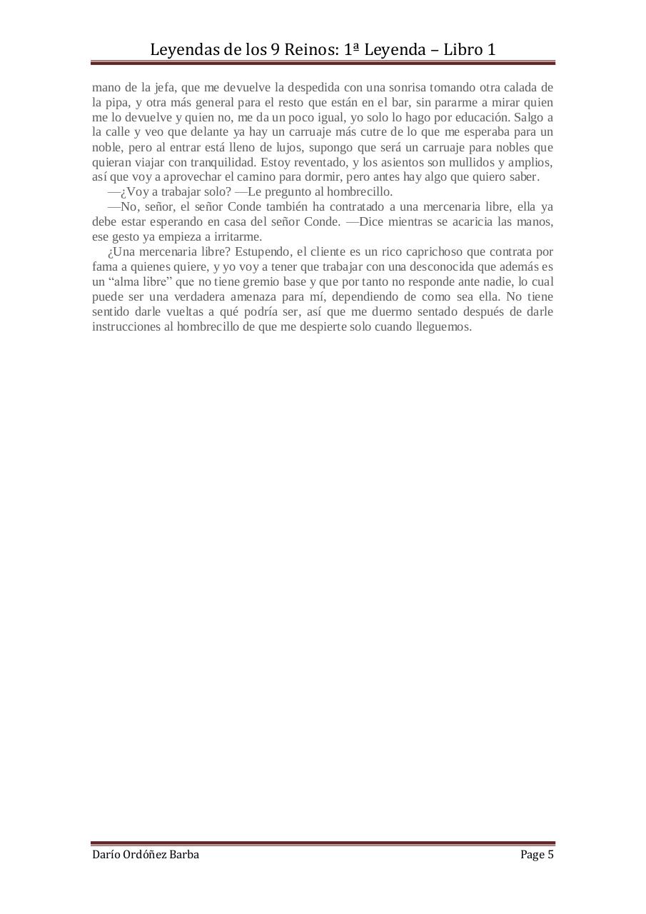 Document preview 13 - El mercenario - Hogar, efÃ­mero hogar.pdf - page 5/5