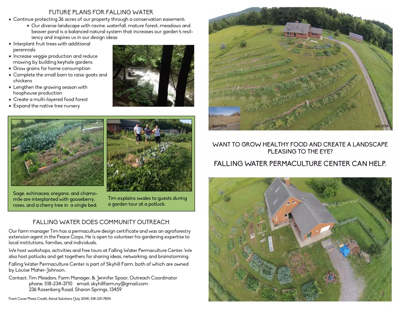 Page 1 of 2, Falling Water Publication