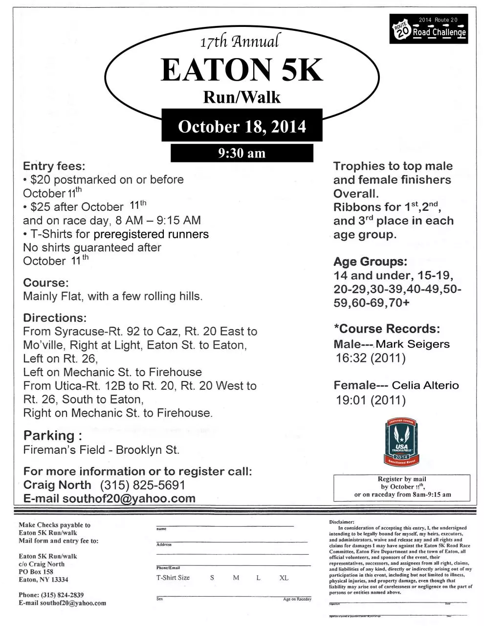 Page 1 of 1, 2014 FLYER