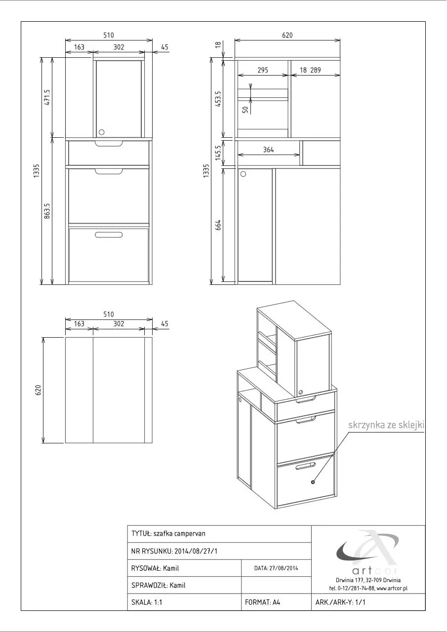 Page 1 of 1, szafka campervan