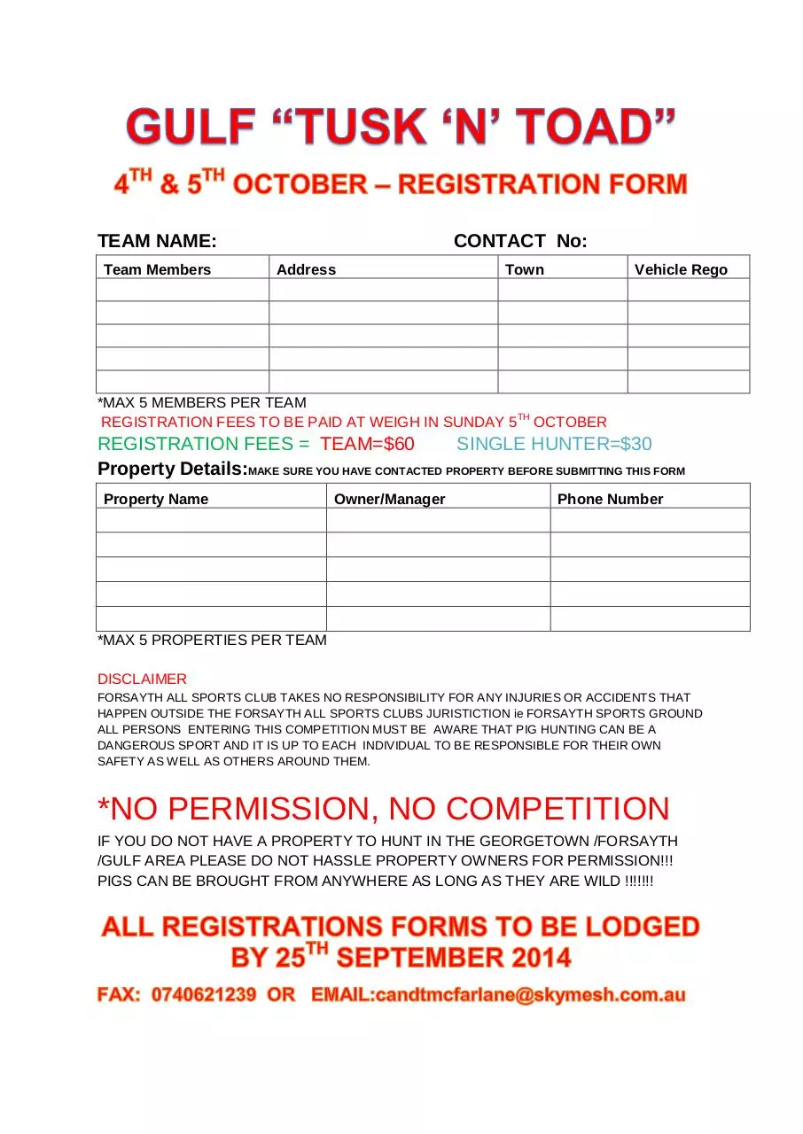 Page 1 of 1, Nomination Form