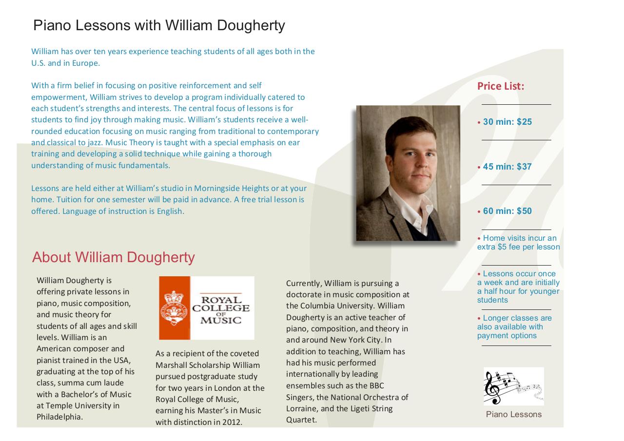 Document preview Wiliam Dougherty, Piano Lessons - NYC.pdf - page 2/2