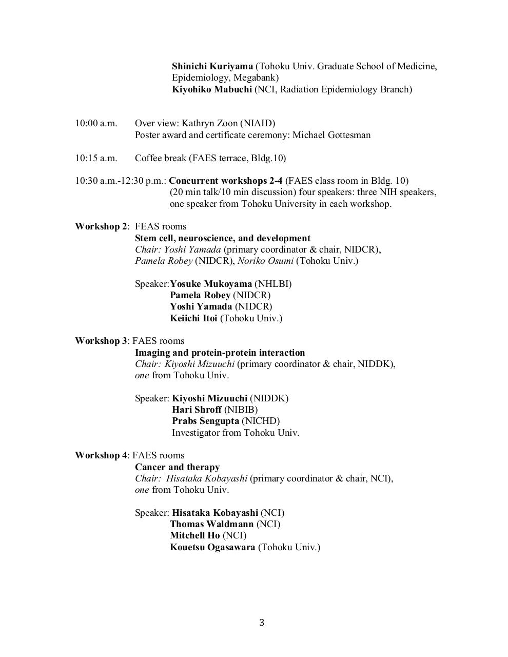 Document preview NIH-Japan-JSPS SymposiumTentative  scheduel 080114.pdf - page 3/4