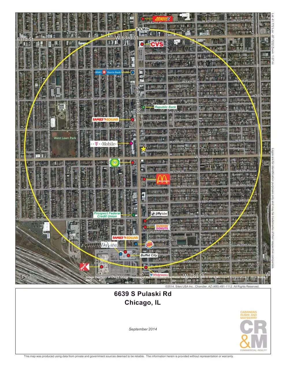 Page 3 of 3, 6639 Pulaski Rd. Chicago, IL Brochure
