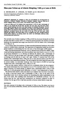 Page 1, 9 y follow up 1500g less