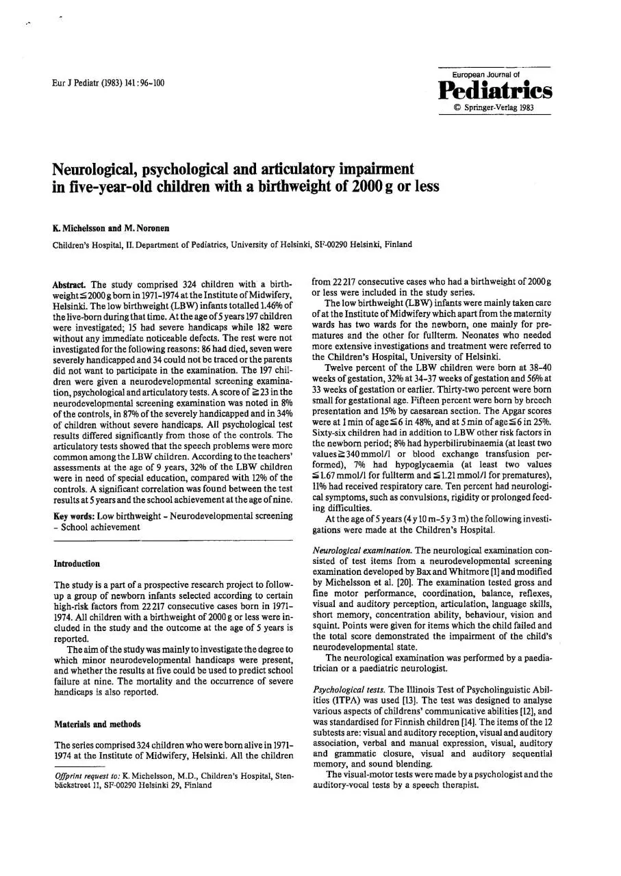 Page 1 of 5, five y less 200g neuro psy artic