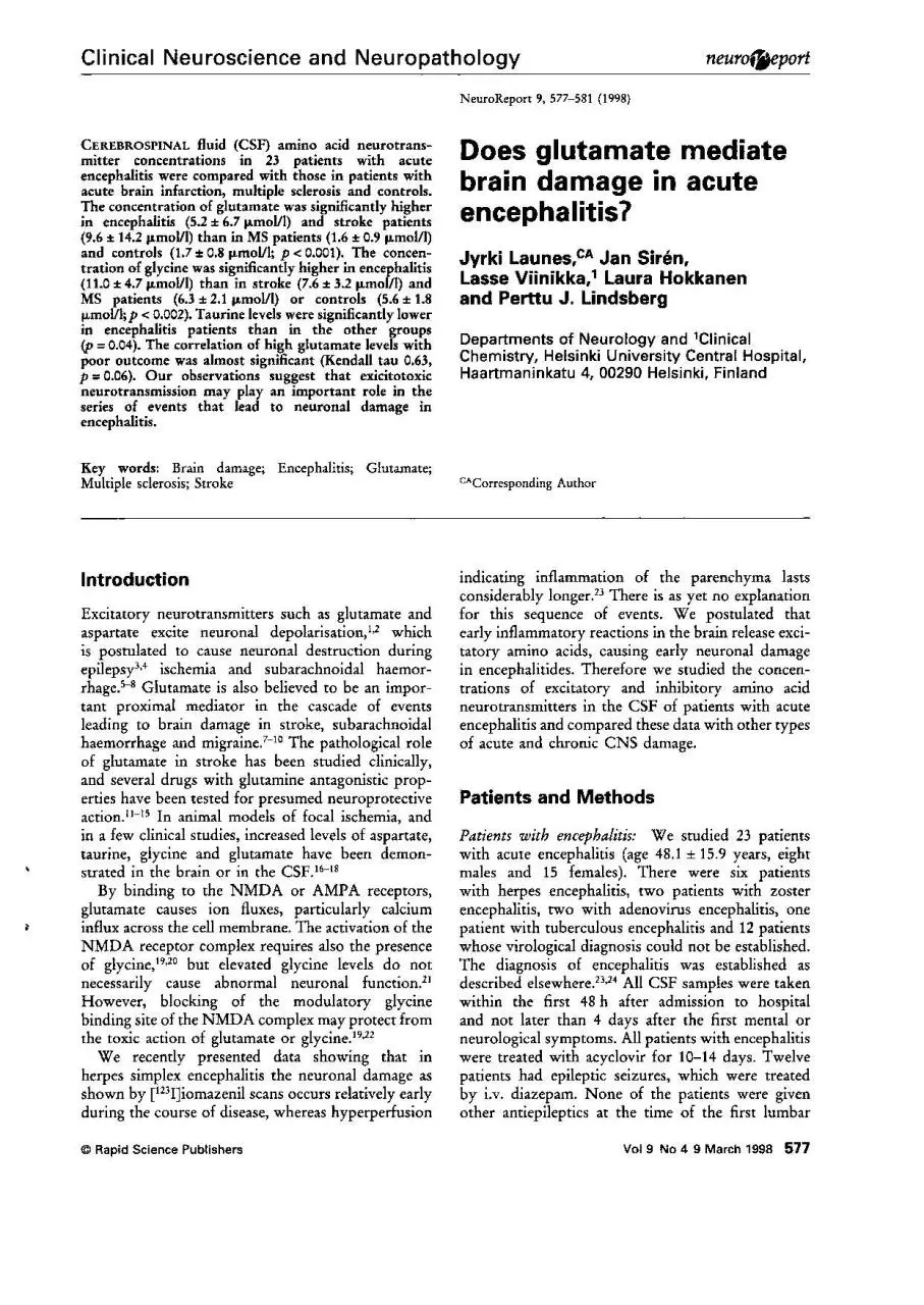 Page 1 of 5, glutamate encf