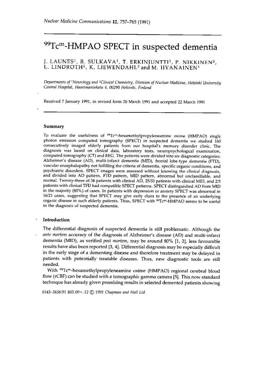 Page 1 of 10, hmpao in susp dementia