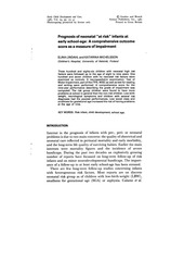 Page 1, prognosis at risk school age
