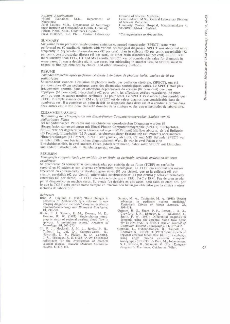 Page 5 of 6, spect in 60 children