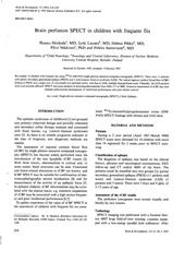 Page 1, spect in clidren with freq fits