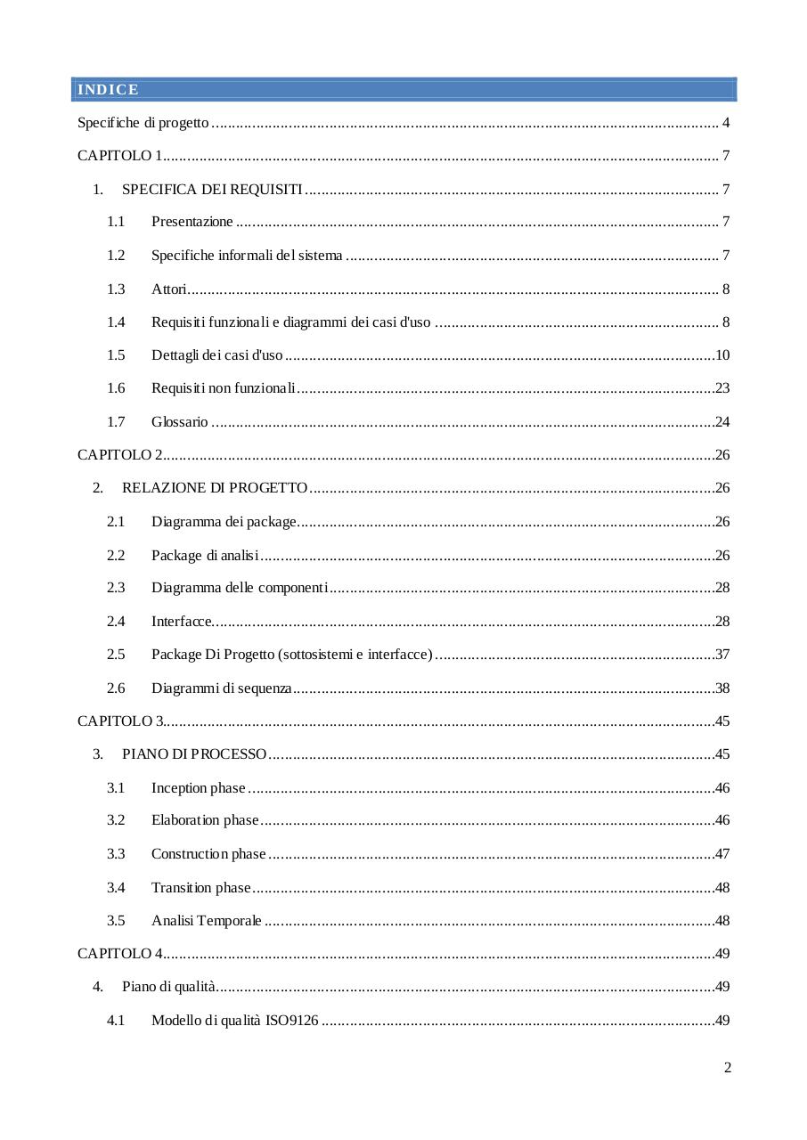 Progetto di Ingegneria dei Sistemi Software.pdf - page 2/99