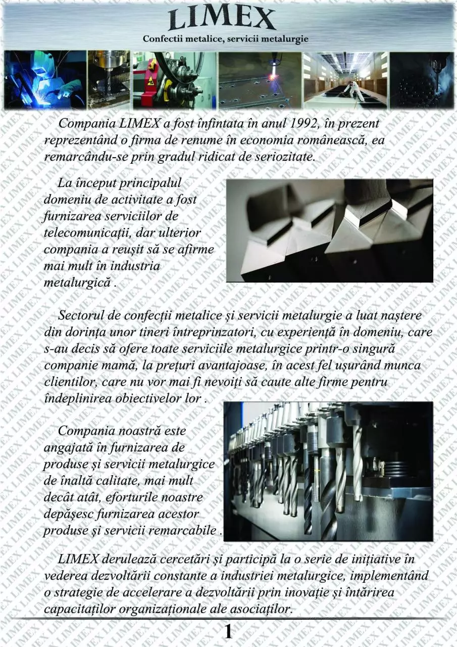Page 2 of 17, Prezentare LIMEX 2014